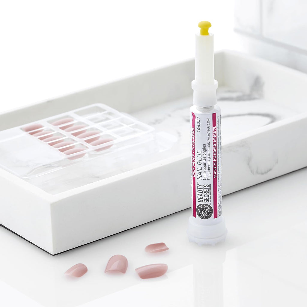 Beauty Secrets Nail Glue, Drip & Clog Proof, 2 Pack