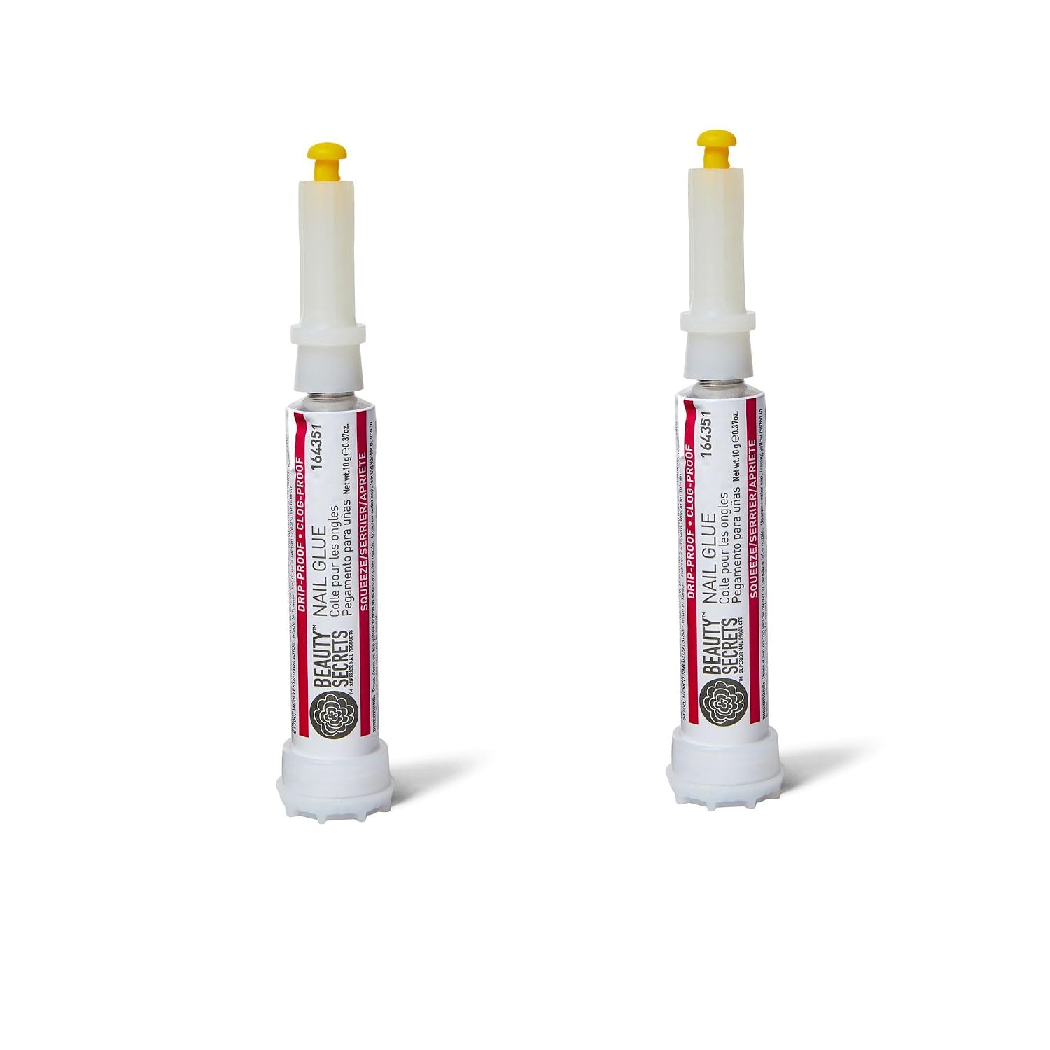 Beauty Secrets Drip & Clog Proof Nail Glue (2 Pack)